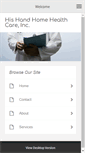 Mobile Screenshot of hishand-homehealth.com
